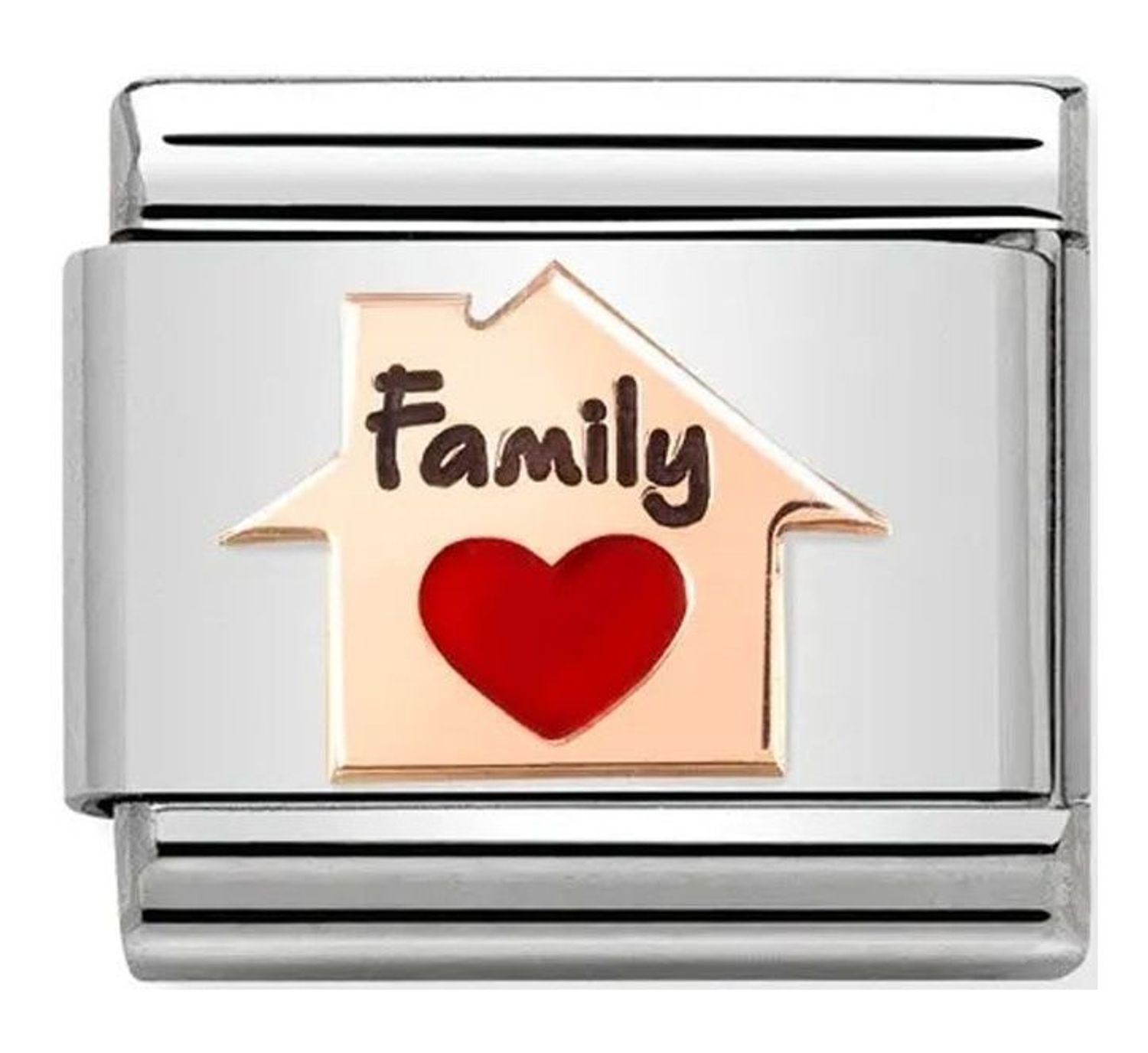 Nomination - Link 18K zawieszka różowe złoto 'Dom rodzinny z sercem' 430202 11.jpg